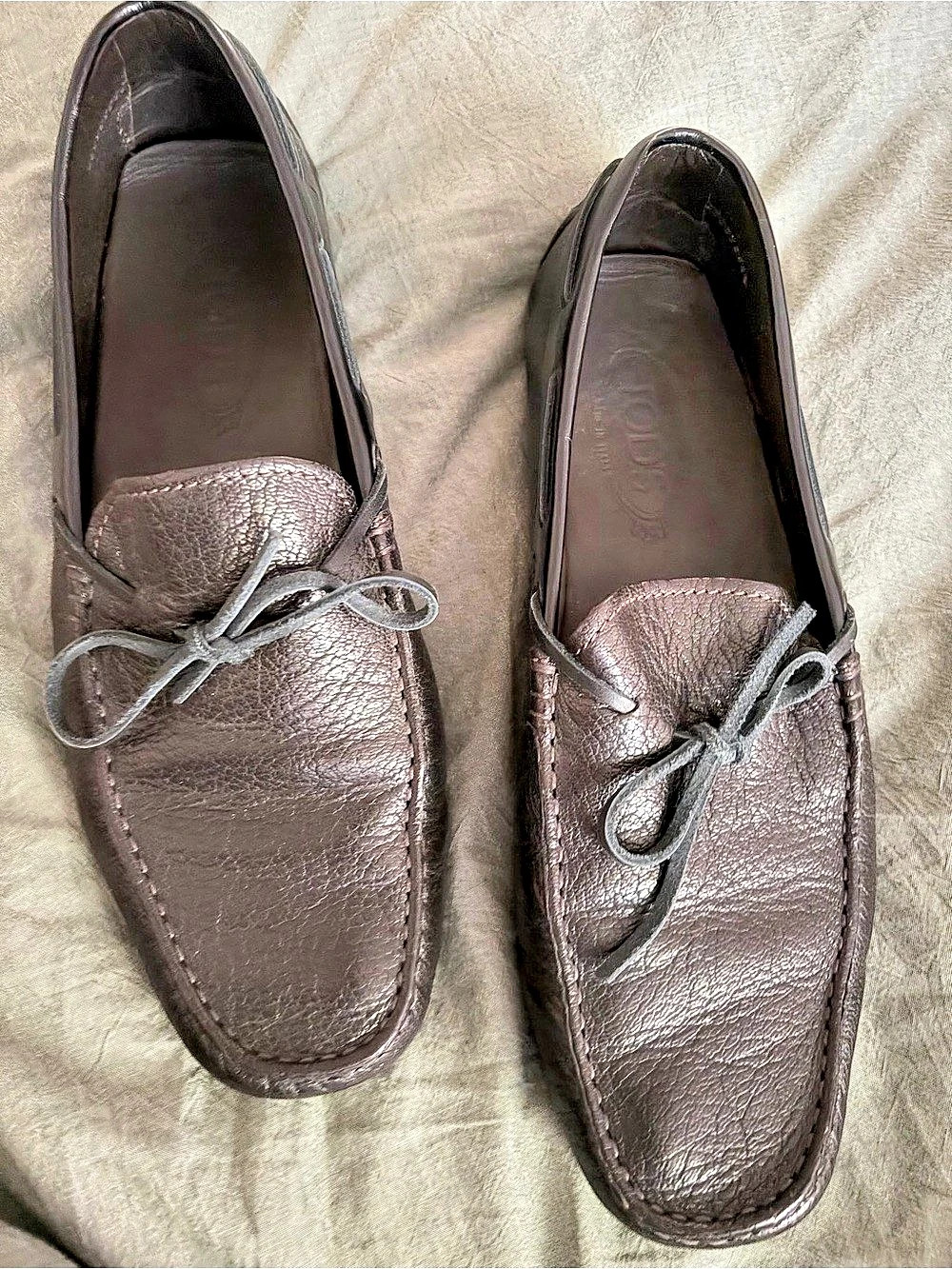 Men's Brown Loafers Tods size 9